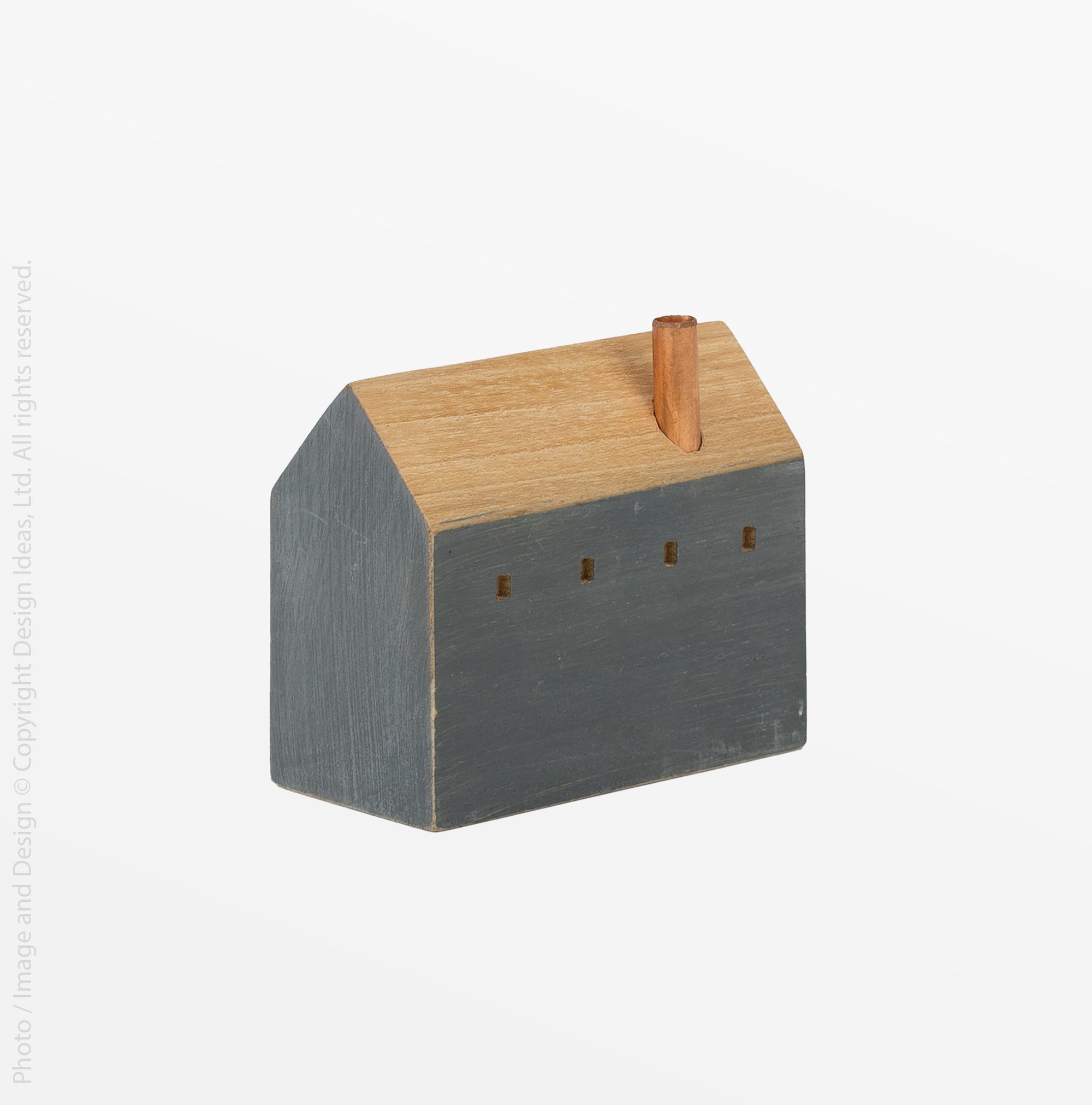 Hagen™ handcrafted wood decoration (wide)