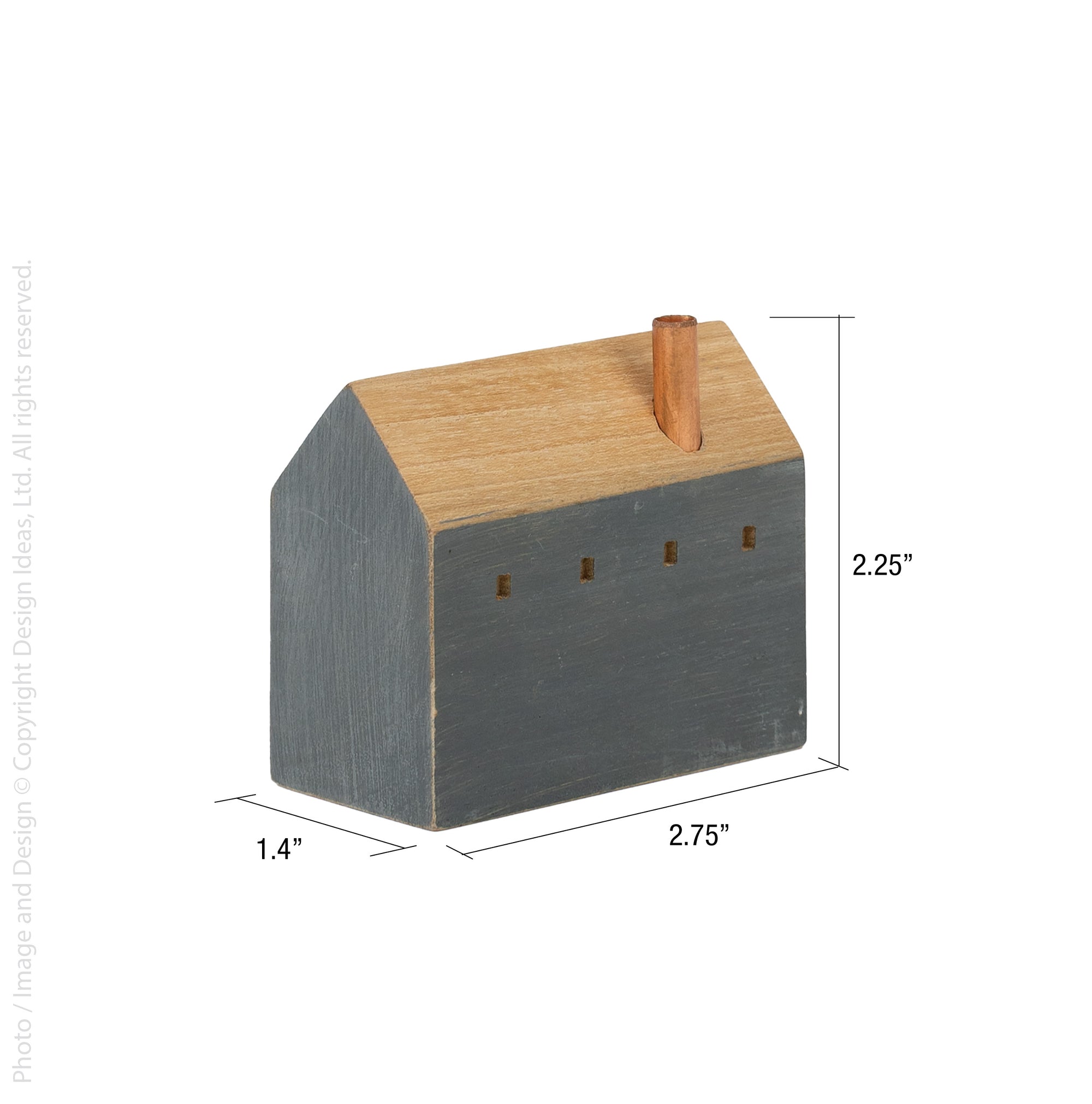 Hagen™ handcrafted wood decoration (wide)