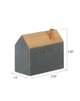 Hagen™ handcrafted wood decoration (wide)