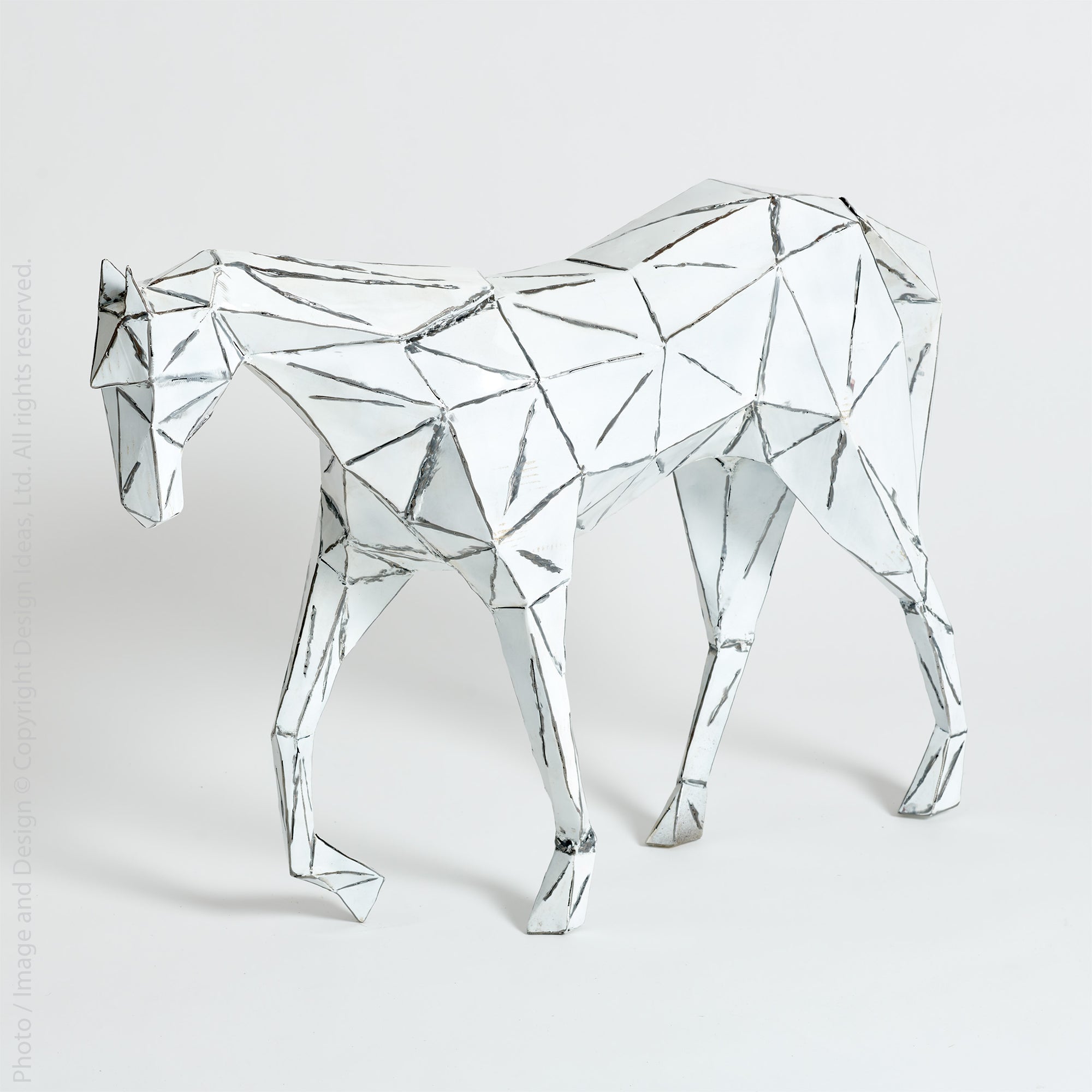 Belmont horse sculpture