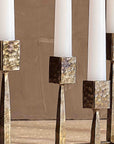 Rayburn™ hand-forged steel candelabra