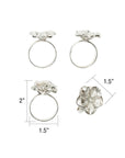 Arcadia™ napkin rings (set of 4)