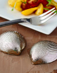 Balos™ sand casted aluminum salt & pepper shakers