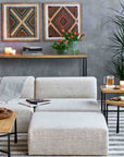 Avira™ Woven Cotton Ottoman