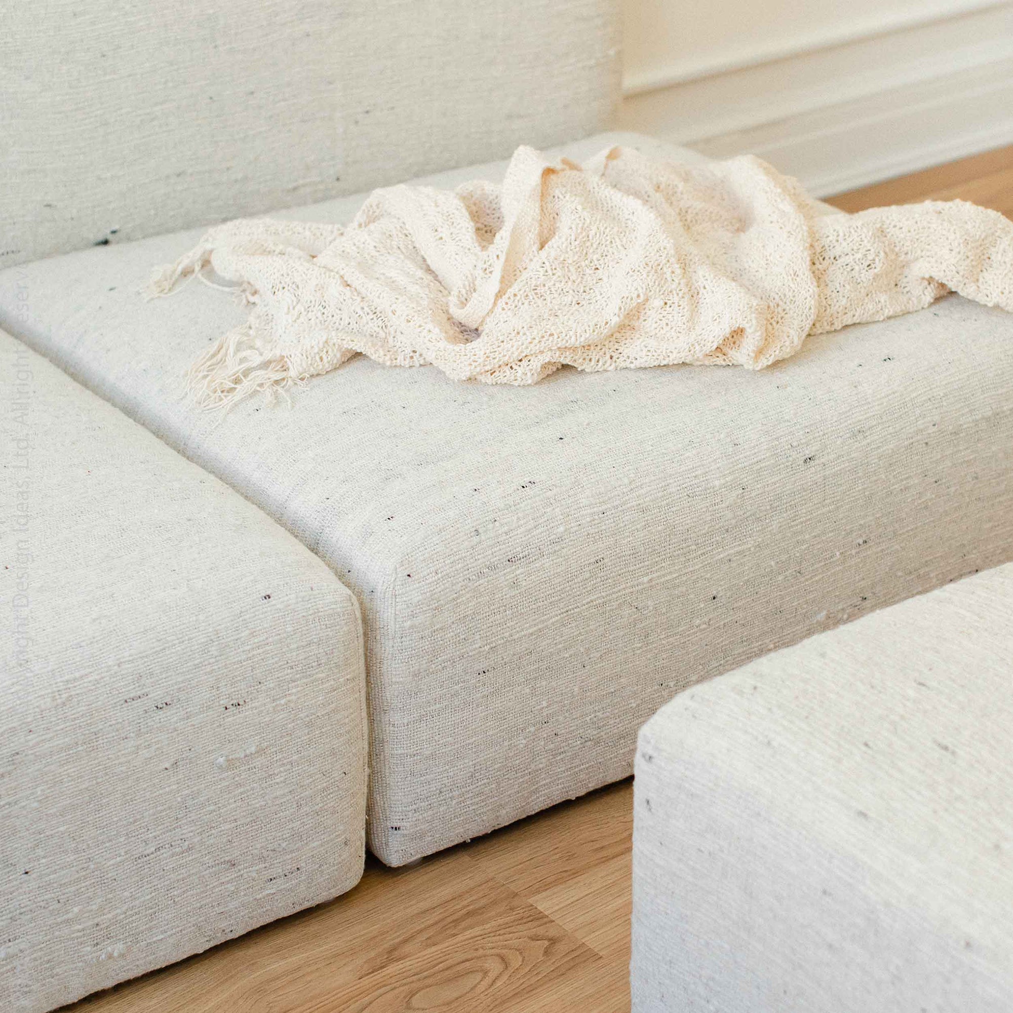 Avira™ Woven Cotton Ottoman