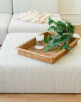 Avira™ Woven Cotton Ottoman