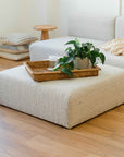 Avira™ Woven Cotton Ottoman
