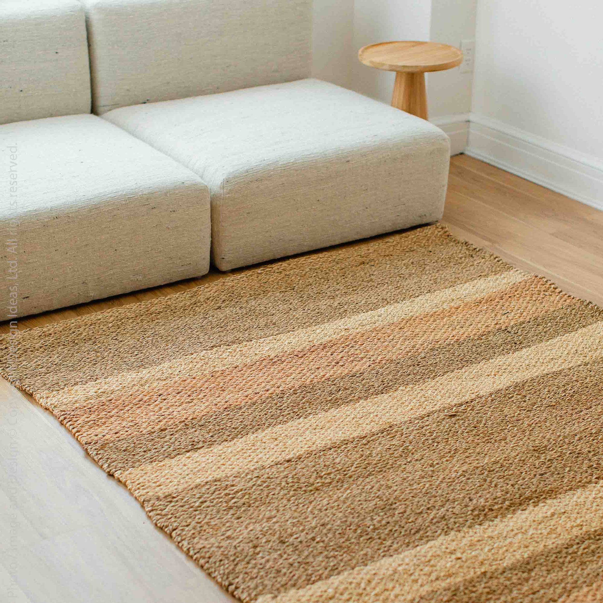 Barletta™ woven water hyacinth twine rug (60x96in.)