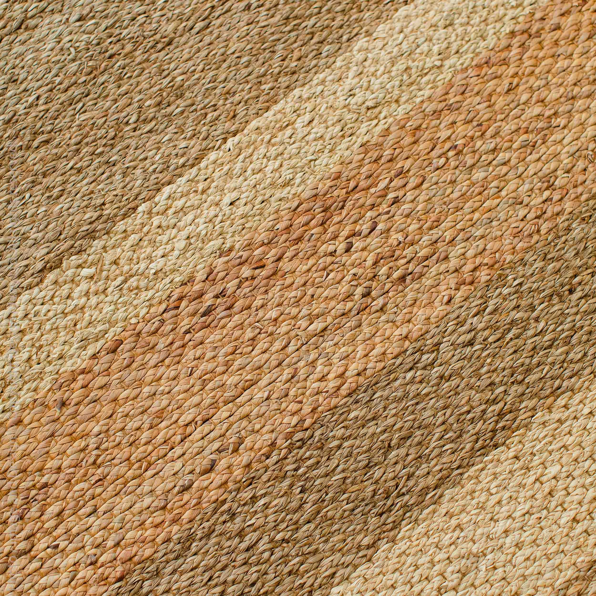 Barletta™ woven water hyacinth twine rug (35x24in.)