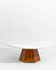 Grafton™ Mango Wood and Marble Coffee Table