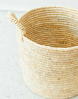Maiz™ Large Woven Corn Husk Basket with Handles