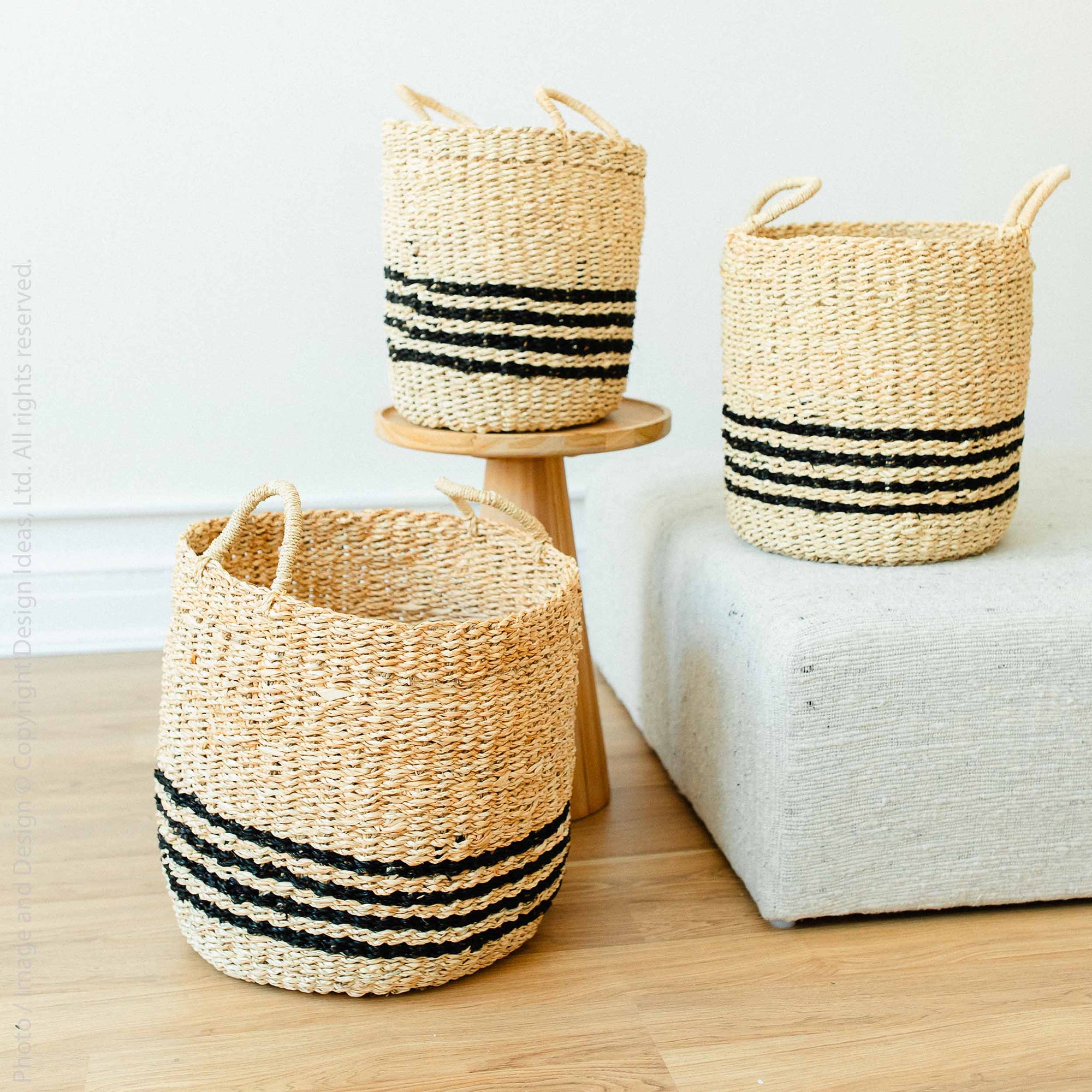 Scarborough™ Woven Seagrass Baskets (set of 3)