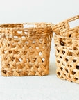 Trania™ Woven Water Hyacinth Twine Baskets (set of 3)
