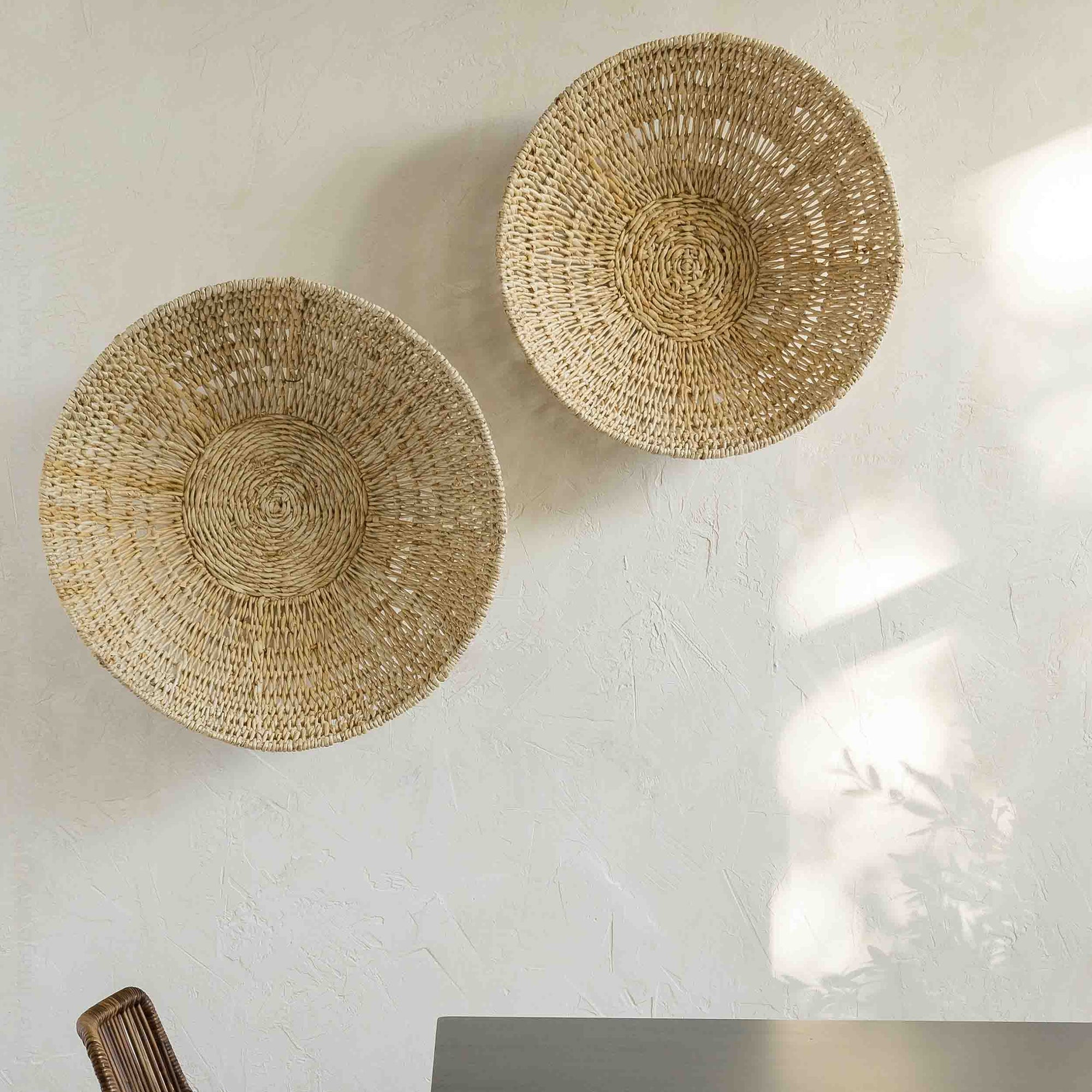 Mira™ Woven Abaca basket (set of 2)