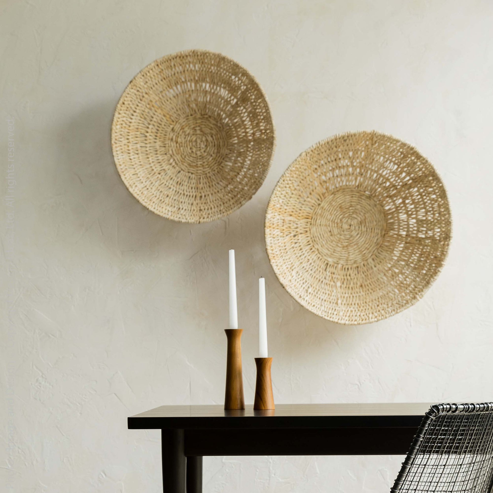 Mira™ Woven Abaca basket (set of 2)