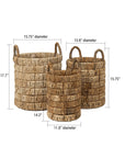 Palmetto™ baskets (set of 3)