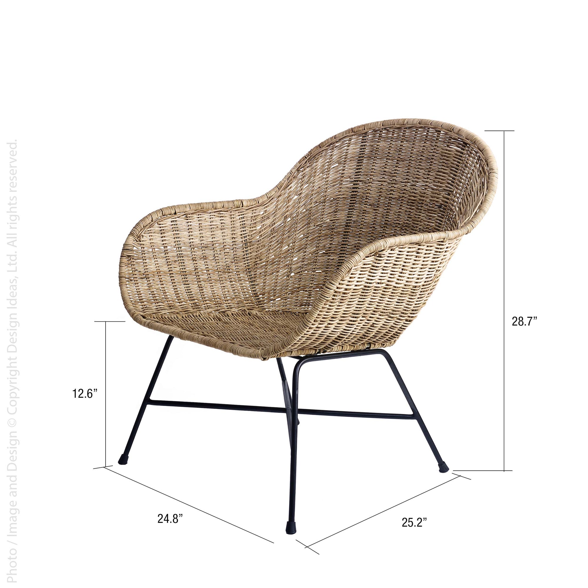 Ormond™ rattan lounge chair