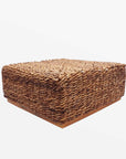 Santano™ abaca twine ottoman