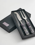 Fiori™ Handmade Stainless Steel and Bone Cheese Knives (set of 2)
