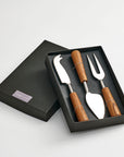 Fulton™ Handmade Stainless Steel and Acacia Wood Cheese Knives (set of 3)