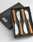 Fulton™ Handmade Stainless Steel and Acacia Wood Spreaders (set of 4)