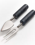 Hudson™ handcrafted stone cheese knives (set of 2)