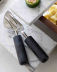 Hudson™ handcrafted stone cheese knives (set of 2)
