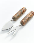 Piedmont™ marble cheese knives (set of 2)