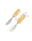 Ember™ hand-cut quartz spreaders (set of 2)
