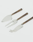 Rayburn™ hand-forged steel cheese knives (set of 3)