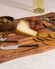 Rayburn™ hand-forged steel cheese knives (set of 3)