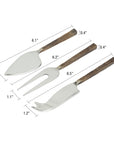 Rayburn™ hand-forged steel cheese knives (set of 3)