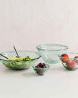 Nile River recycled glass serving bowl (16 in.)