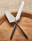 Tomini™ Hand Forged Stainless Steel Cake Servers (set of 2)