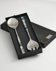 Abalon™ Artisan Forged Stainless Steel Salad Servers (set of 2)