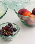 Nile River recycled glass serving bowl (16 in.)