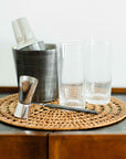 Endra™ Hand Etched Glass Drinking Glass (16 oz - set of 4)