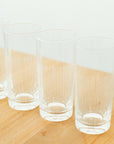 Endra™ Hand Etched Glass Drinking Glass (16 oz - set of 4)