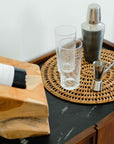 Endra™ Hand Etched Glass Drinking Glass (16 oz)