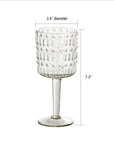 Morse™ recycled mouth blown wine glass