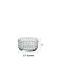Morse™ recycled mouth blown glass bowl (3.9 in)