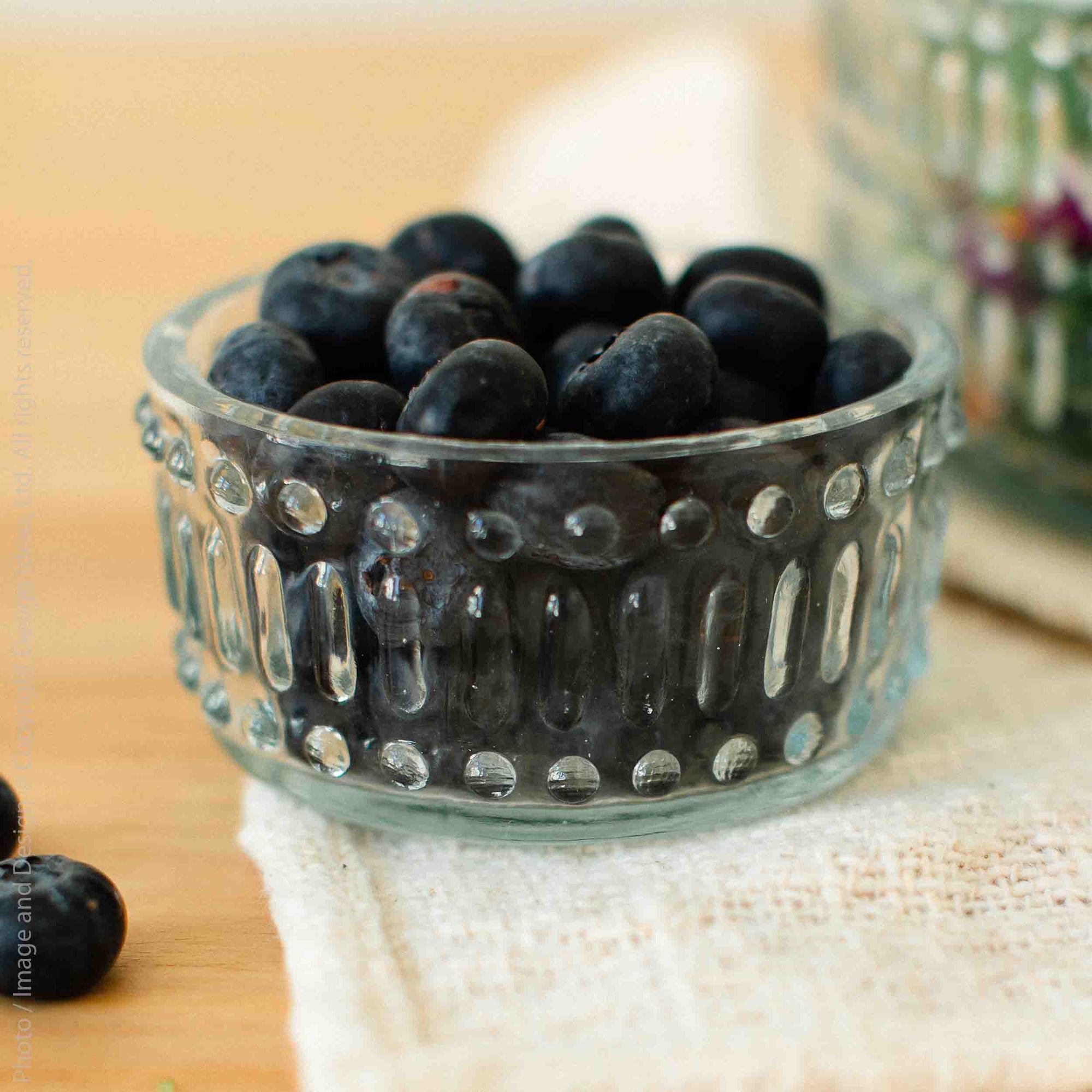 Morse™ recycled mouth blown glass bowl (3.9 in)