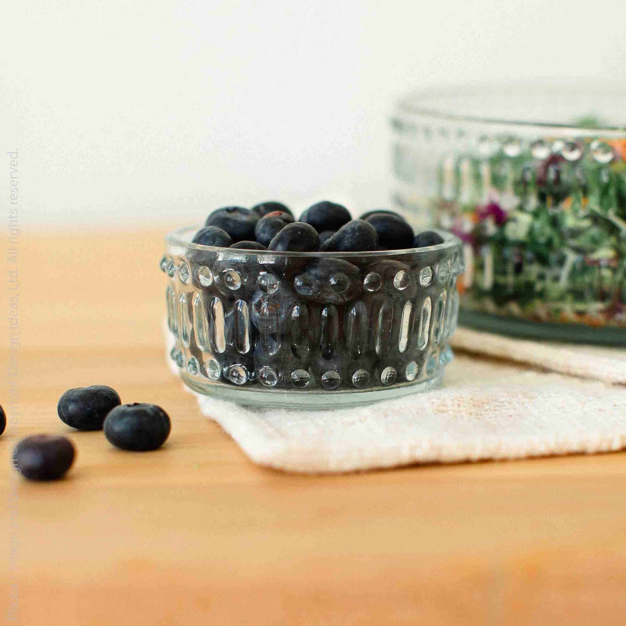 Morse™ recycled mouth blown glass bowl (3.9 in)