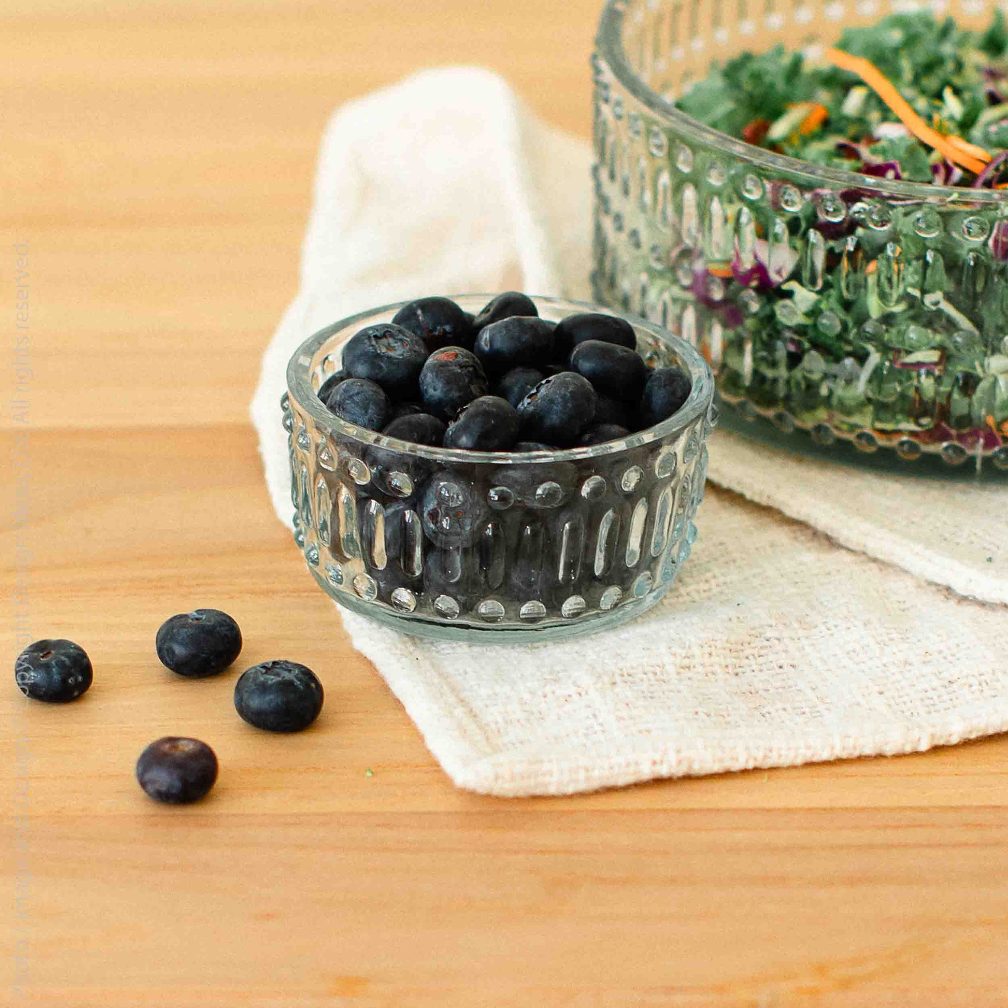 Morse™ recycled mouth blown glass bowl (3.9 in)