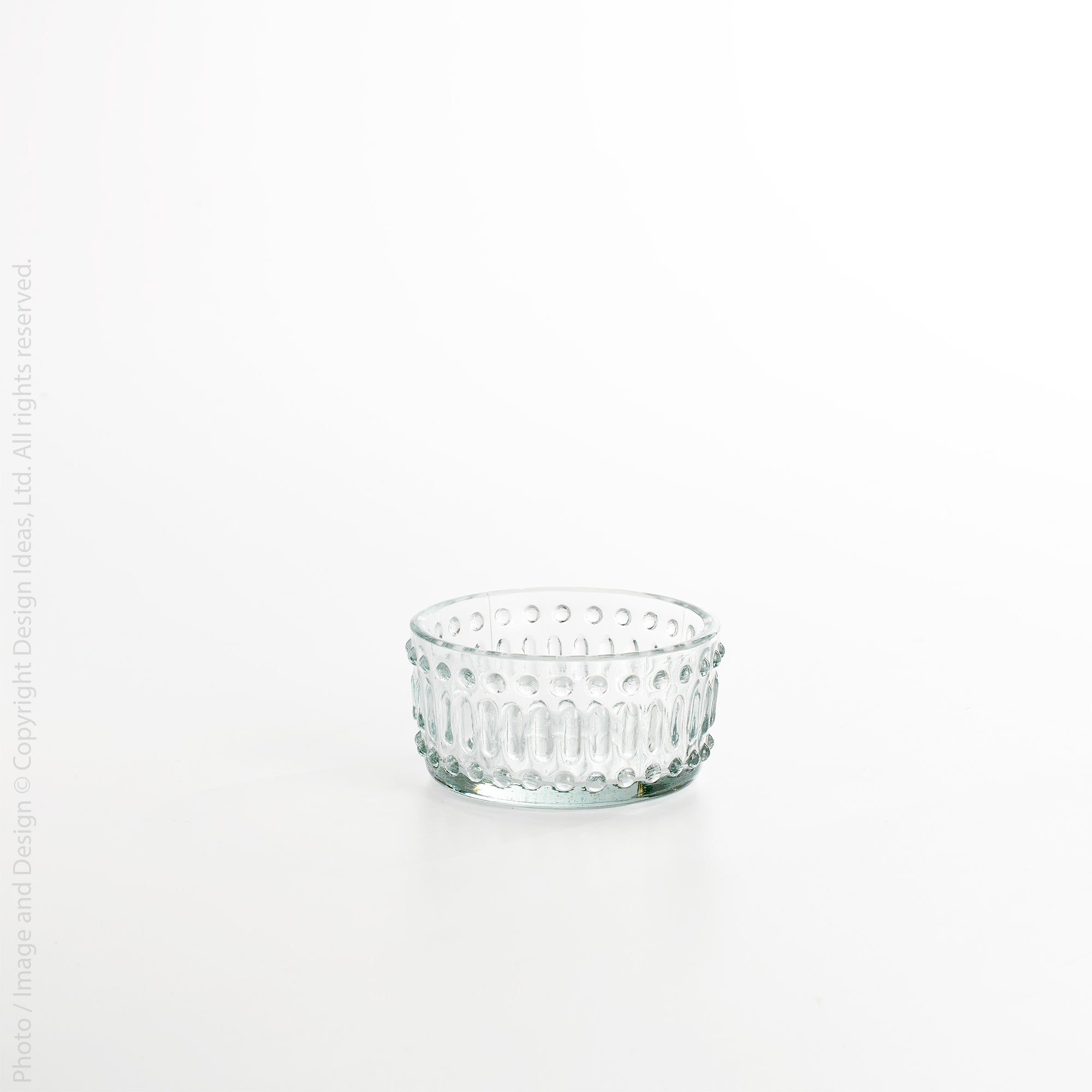 Morse™ recycled mouth blown glass bowl (3.9 in)