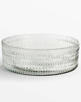 Morse™ recycled mouth blown glass salad serving bowl