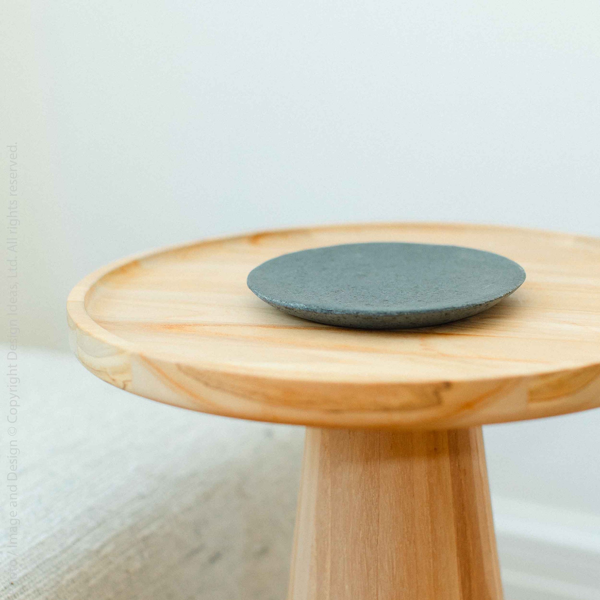 Stoneshard™ Carved Riverstone Plate (6 dia x 0.5 in.)