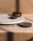 Stoneshard™ Carved Riverstone Candle Coaster