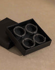 Ingram™ hand-forged iron napkin rings (set of 4)