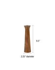Holbeck™ teak wood taper tower (8.5 in)